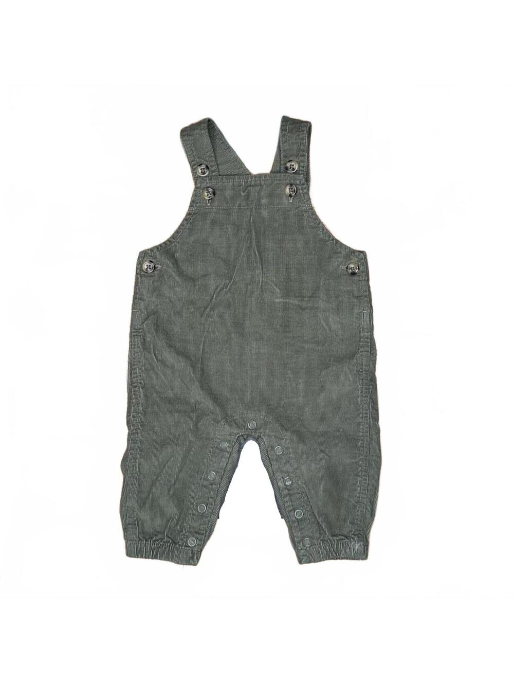 Carter's Child of Mine Olive Corduroy Overalls 0-3M